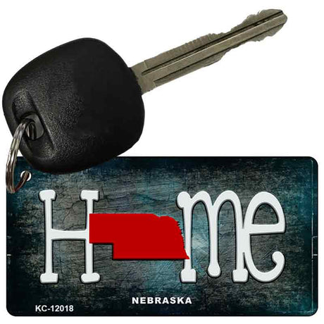 Nebraska Home State Outline Novelty Key Chain KC-12018