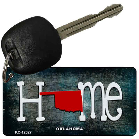 Oklahoma Home State Outline Novelty Key Chain KC-12027