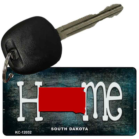 South Dakota Home State Outline Novelty Key Chain KC-12032