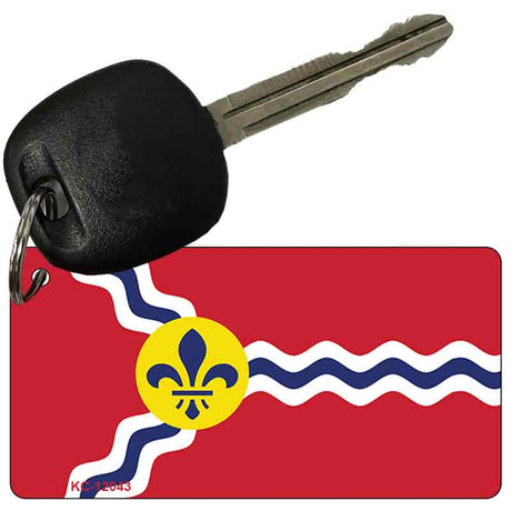 St. Louis State Flag Missouri Novelty Metal Key Chain KC-12043