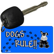 Dogs Rule Novelty Metal Key Chain KC-1204