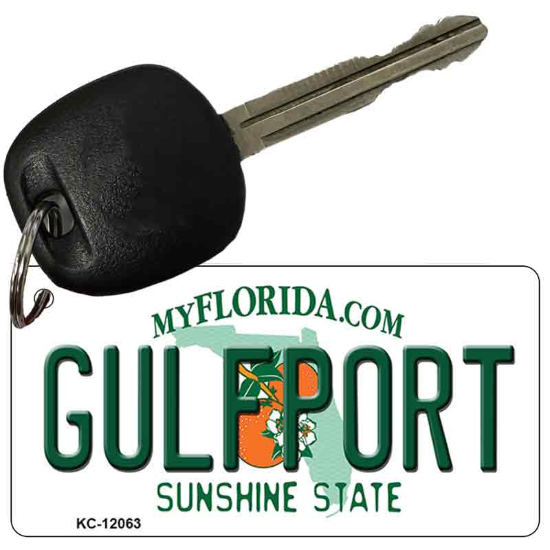 Florida Gulfport Novelty Metal Key Chain KC-12063