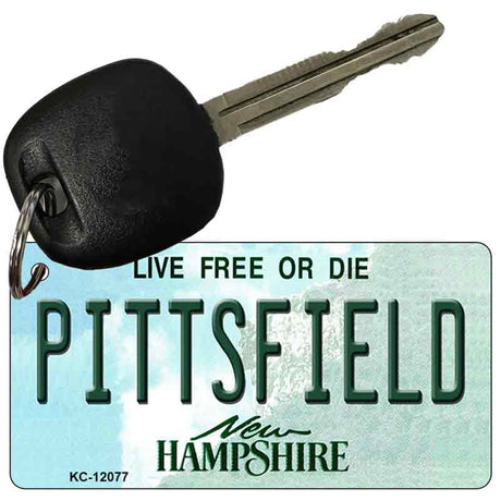 Pittsfield New Hampshire State Novelty Metal Key Chain KC-12077