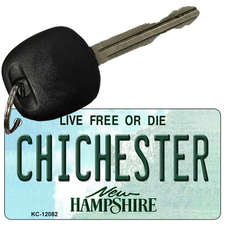 Chichester New Hampshire State Novelty Metal Key Chain KC-12082