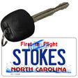 Stokes North Carolina State Novelty Metal Key Chain KC-12088