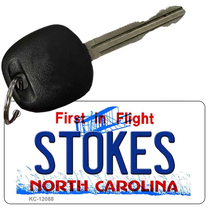 Stokes North Carolina State Novelty Metal Key Chain KC-12088