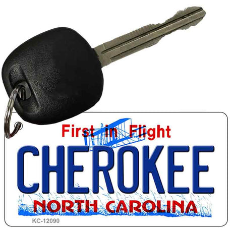 Cherokee North Carolina State Novelty Metal Key Chain KC-12090