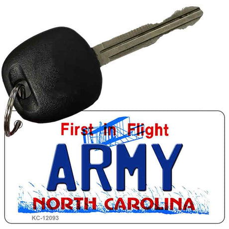 Army North Carolina State Novelty Metal Key Chain KC-12093