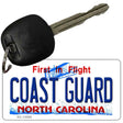 Coast Guard North Carolina State Novelty Metal Key Chain KC-12095