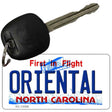 Oriental North Carolina State Novelty Metal Key Chain KC-12099