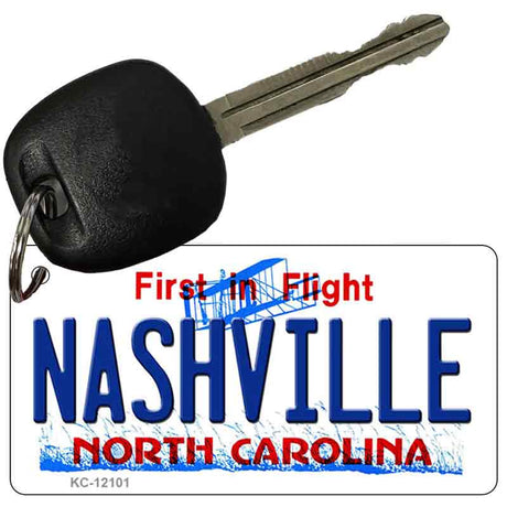 Nashville North Carolina State Novelty Metal Key Chain KC-12101