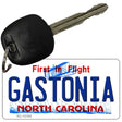 Gastonia North Carolina State Novelty Metal Key Chain KC-12104