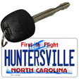 Huntersville North Carolina State Novelty Metal Key Chain KC-12105