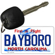 Bayboro North Carolina State Novelty Metal Key Chain KC-12118