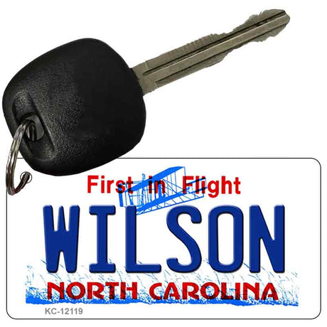 Wilson North Carolina State Novelty Metal Key Chain KC-12119