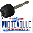 Whiteville North Carolina State Novelty Metal Key Chain KC-12121