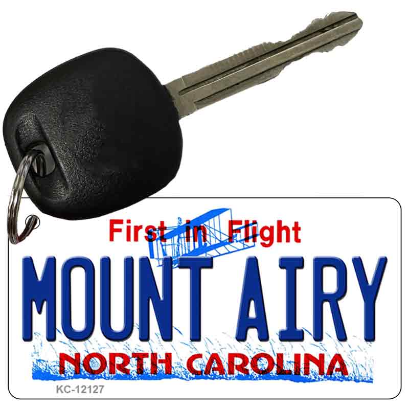 Mount Airy North Carolina State Novelty Metal Key Chain KC-12127