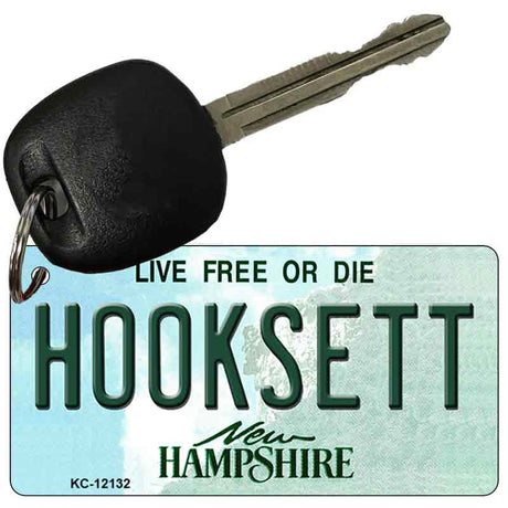 Hooksett New Hampshire Novelty Metal Key Chain KC-12132