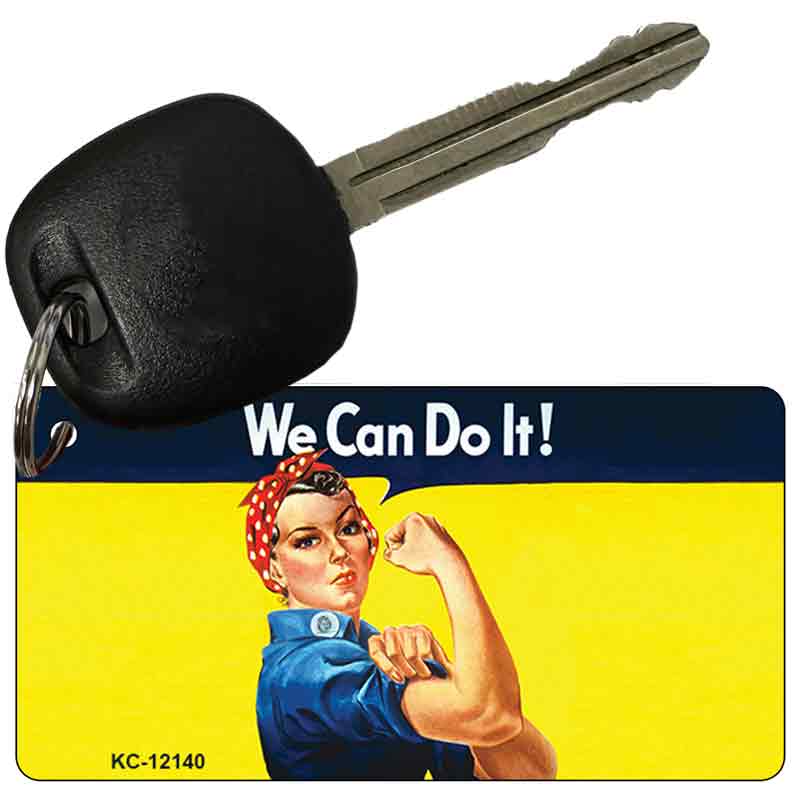 We Can Do It Novelty Metal Key Chain KC-12140