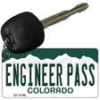 Engineer Pass Colorado Novelty Metal Key Chain KC-12149