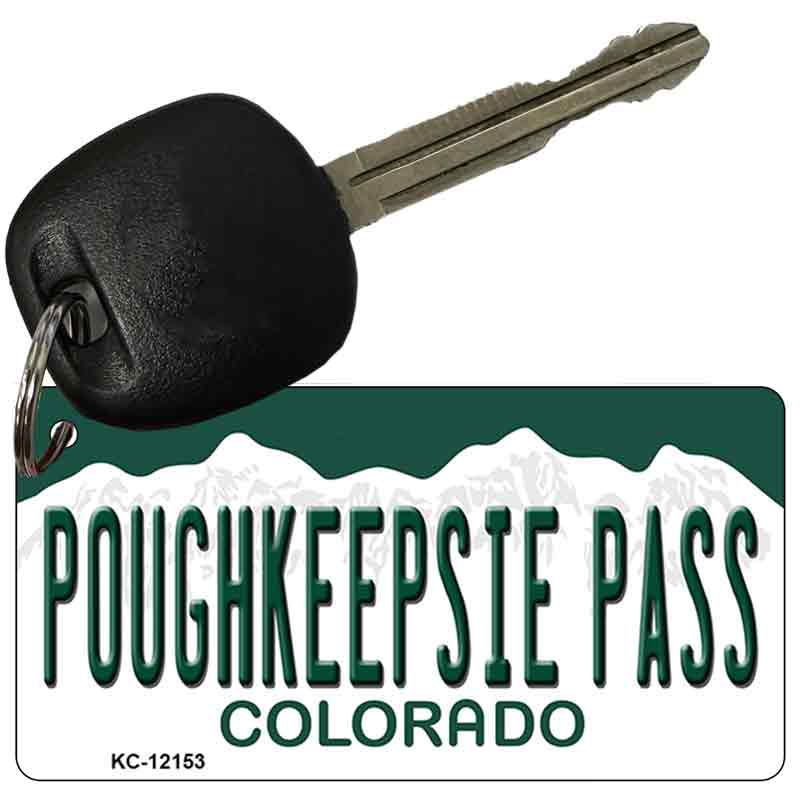 Poughkeepsie Pass Colorado Novelty Metal Key Chain KC-12153