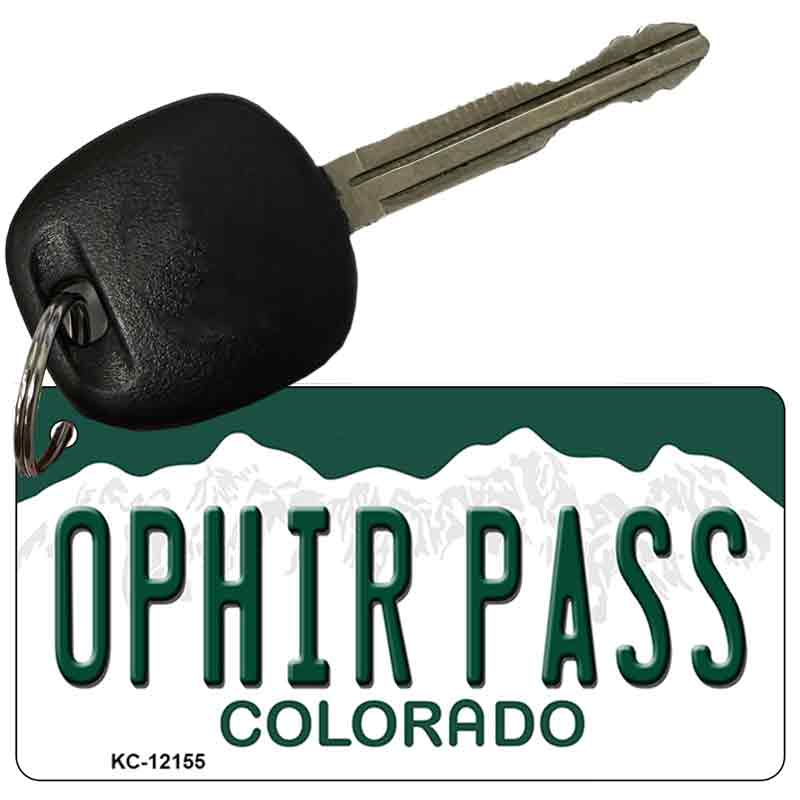 Ophir Pass Colorado Novelty Metal Key Chain KC-12155