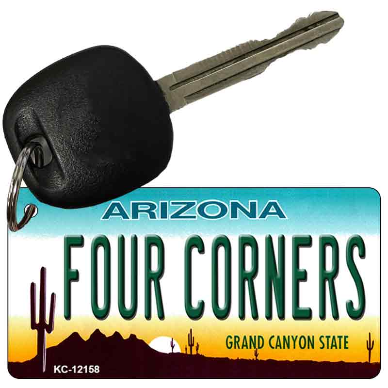Arizona Four Corners Novelty Metal Key Chain KC-12158