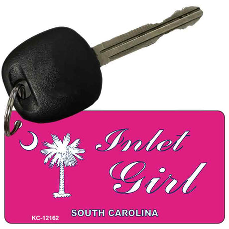 Inlet Girl SC Pink Novelty Metal Key Chain KC-12162