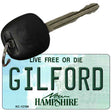 Gilford New Hampshire Novelty Metal Key Chain KC-12168