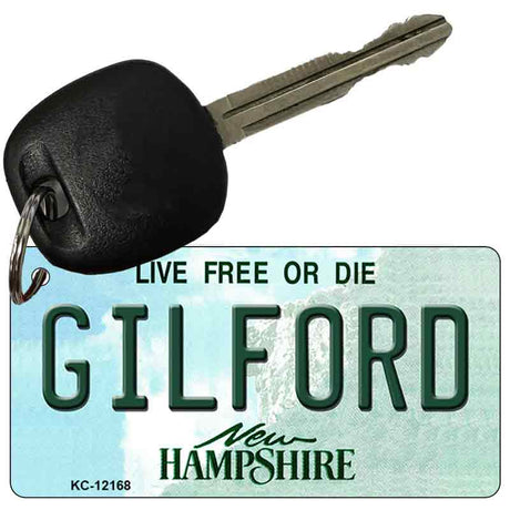 Gilford New Hampshire Novelty Metal Key Chain KC-12168