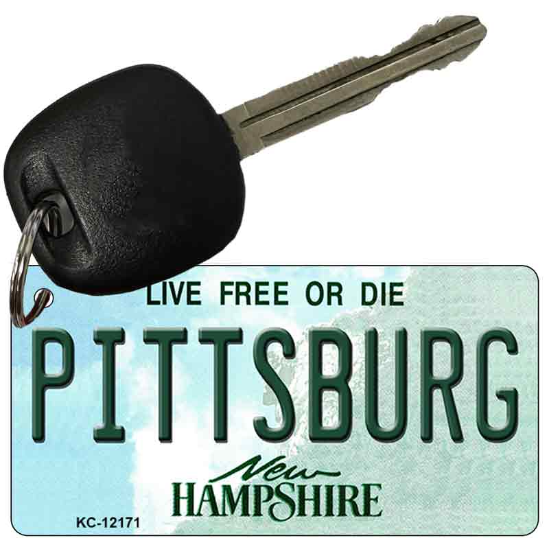 Pittsburg New Hampshire Novelty Metal Key Chain KC-12171