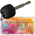 Teacher Periodic Table Novelty Metal Key Chain KC-12190