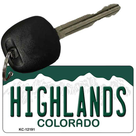 Highlands Colorado Novelty Metal Key Chain KC-12191