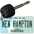 New Hampton New Hampshire Novelty Metal Key Chain KC-12195