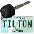 Tilton New Hampshire Novelty Metal Key Chain KC-12196