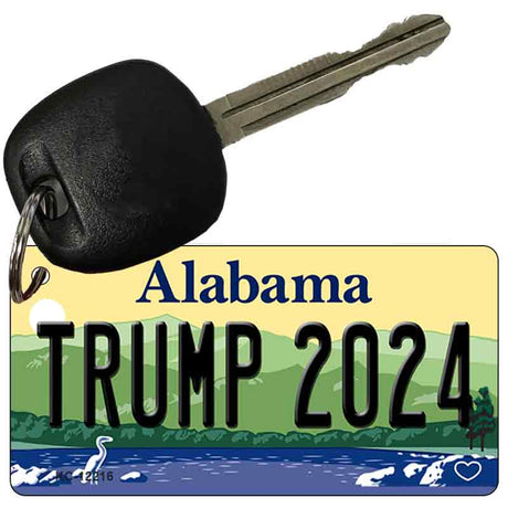 Trump 2024 Alabama Novelty Metal Key Chain KC-12216