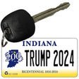 Trump 2024 Indiana Novelty Metal Key Chain KC-12229