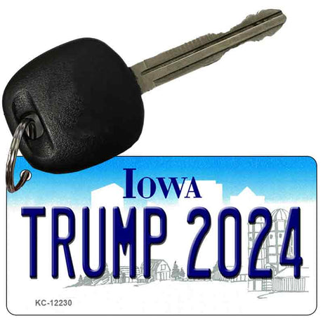 Trump 2024 Iowa Novelty Metal Key Chain KC-12230