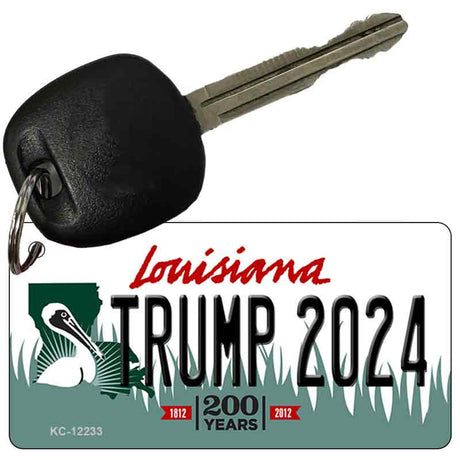 Trump 2024 Louisiana Novelty Metal Key Chain KC-12233