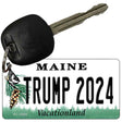 Trump 2024 Maine Novelty Metal Key Chain KC-12234