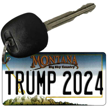 Trump 2024 Montana Novelty Metal Key Chain KC-12241