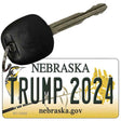 Trump 2024 Nebraska Novelty Metal Key Chain KC-12242