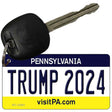 Trump 2024 Pennsylvania Novelty Metal Key Chain KC-12251