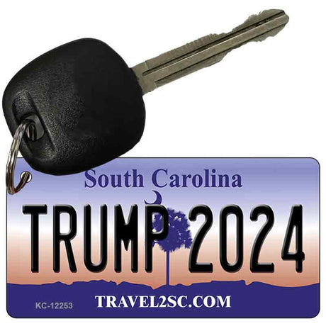 Trump 2024 South Carolina Novelty Metal Key Chain KC-12253