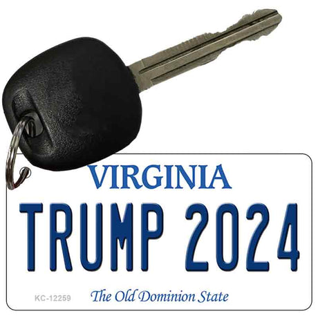 Trump 2024 Virginia Novelty Metal Key Chain KC-12259