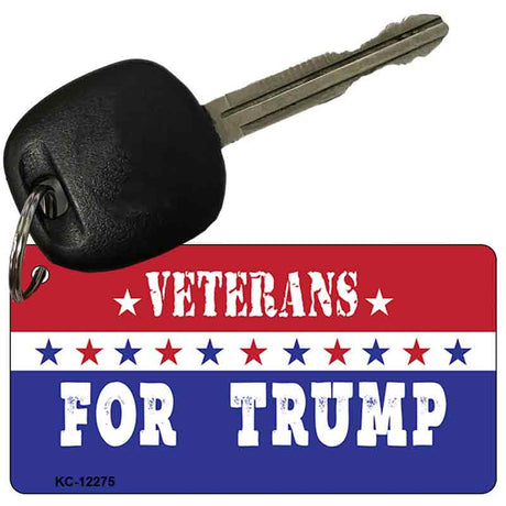 Veterans For Trump Novelty Metal Key Chain KC-12275