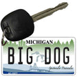 Michigan Big Dog Novelty Metal Key Chain KC-12277