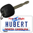 North Carolina Hubert Novelty Metal Key Chain KC-12291