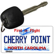 North Carolina Cherry Point Novelty Metal Key Chain KC-12293