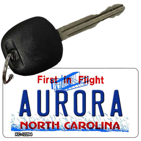 North Carolina Aurora Novelty Metal Key Chain KC-12294